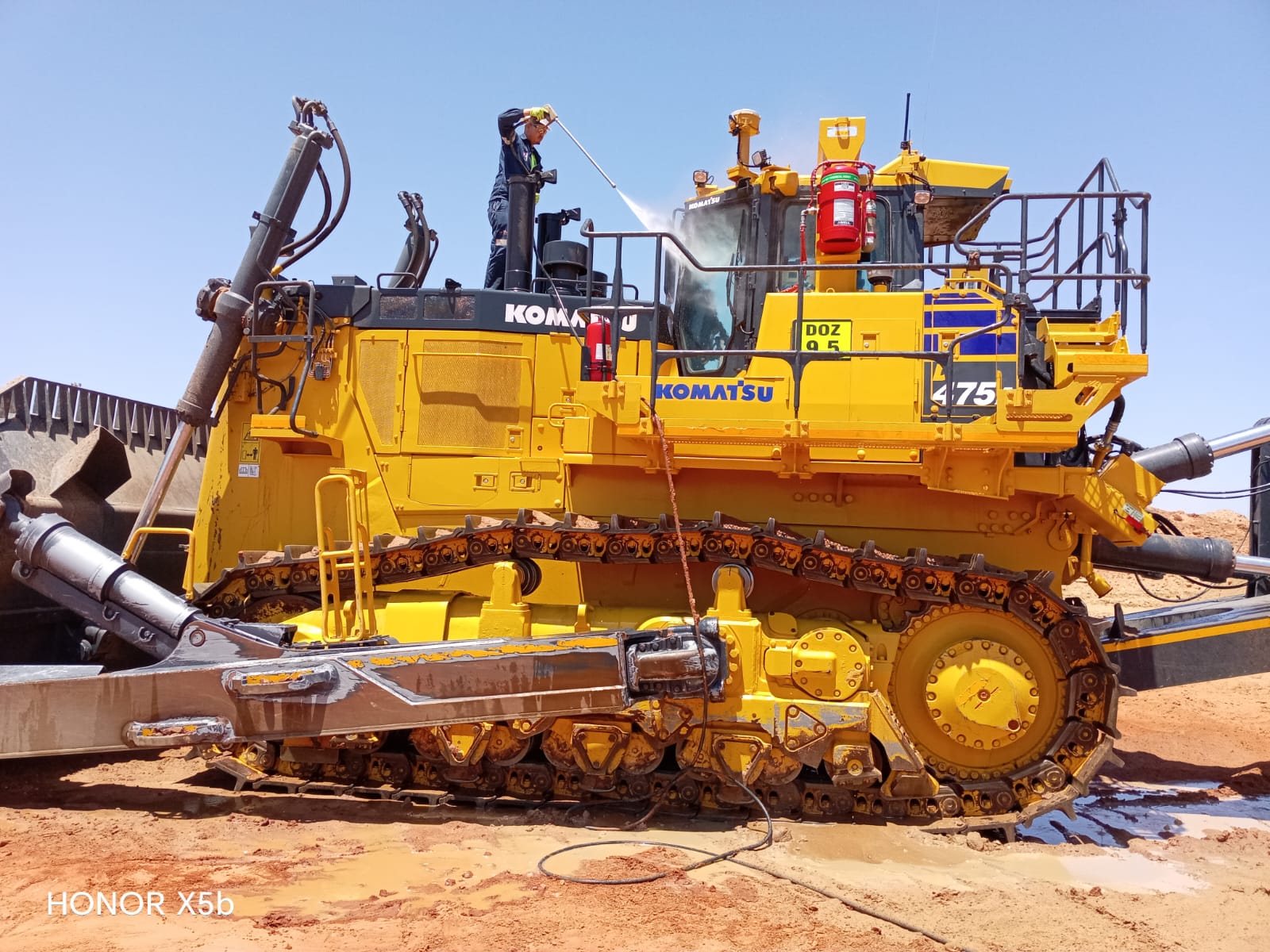 Dozer — After Cleaning