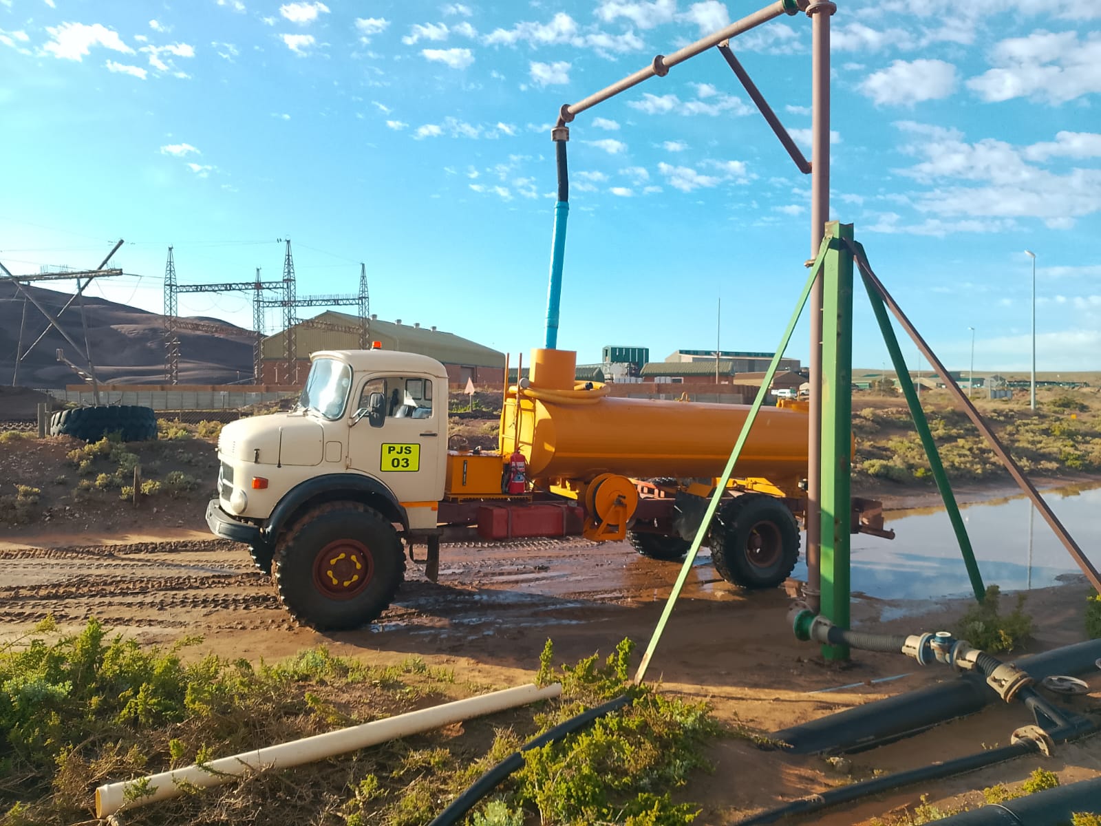 H2O Power Jetting team on site